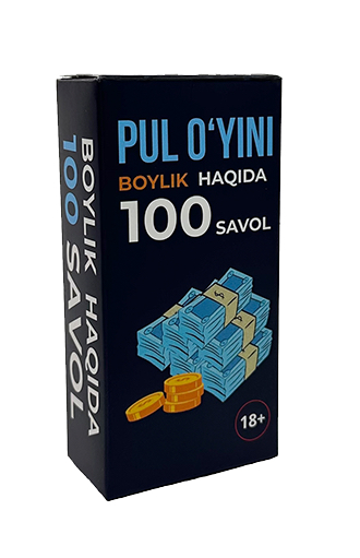 Pul o'yini — boylik haqida 100 savol stol o'yini